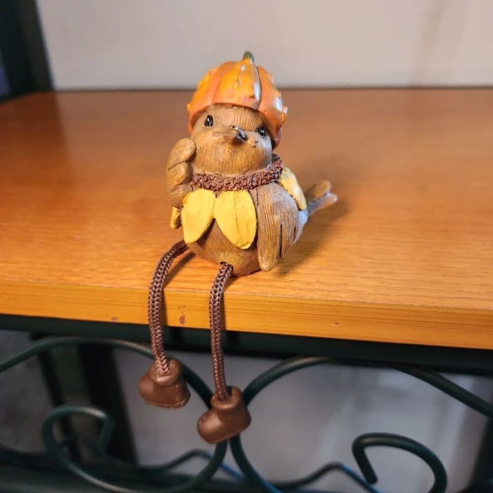 Vintage Bird Fall Figurine